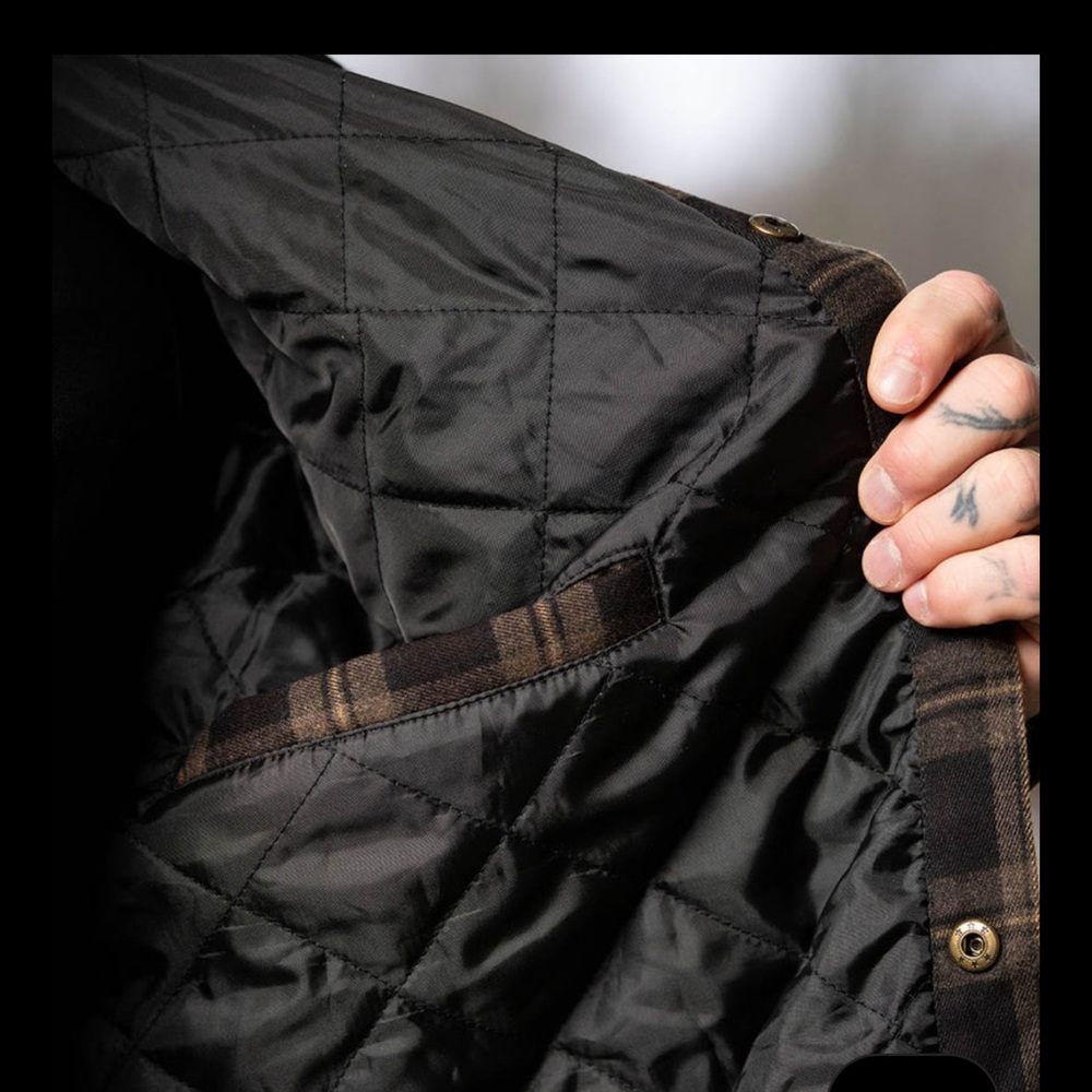 All American Roughneck Oakmoss Backwoods Flannel Jacket - Picture 3 of 6